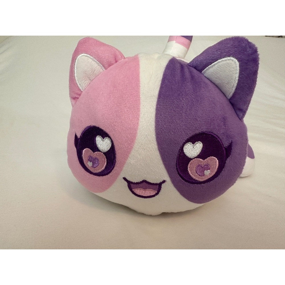 Aphmau MeeMeow Celestial Heart Star Pink Purple Cat Plush Kitten 11 inch - Picture 2 of 8
